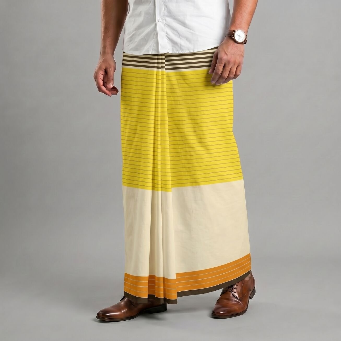 TP-14 কোডঃ TP 14 – Super Soft TWO PART Check Lungi - Image 1