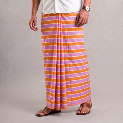 কোডঃ SL-6 Soft Cotton Plain Check Lungi